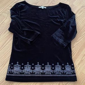 Mia Mia soft velvet top